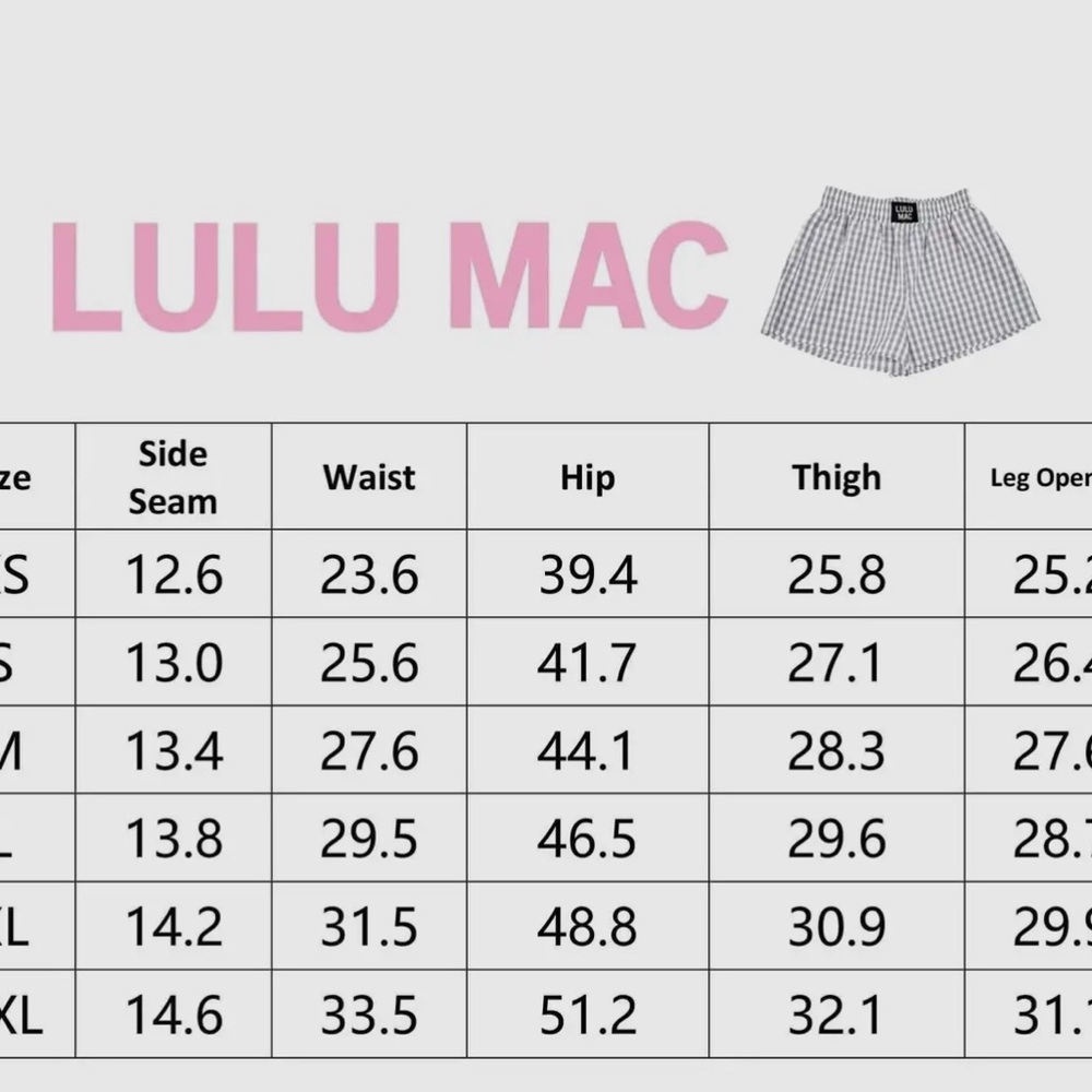 NWT LuLuMac Checkered Shorts - Picture 7 of 7